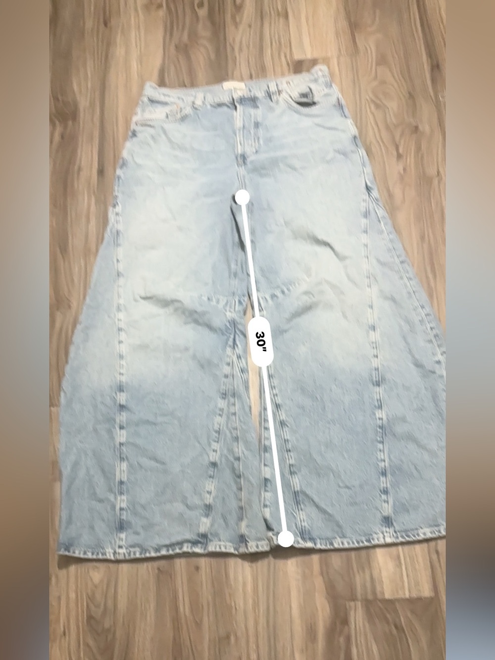 We The Free Wide-Leg High Waist Jeans – Statement Panelled Denim. - Picture 6 of 16